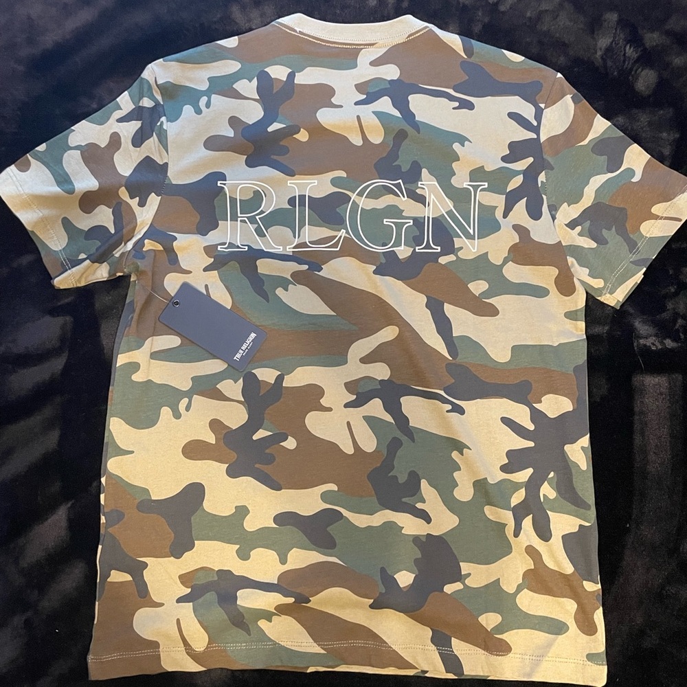 True Religion Camo shirt Brand New With tags